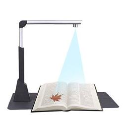 Aibecy Portable Document Camera Scanner High Speed 10 Mega-pixel HD High-definition Max. A3 Scanning Size With LED Light For Classroom Office Library Bank High Speed
