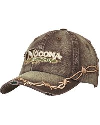 Nocona Men's Barbed Wire Embroidered Cap Brown One Size