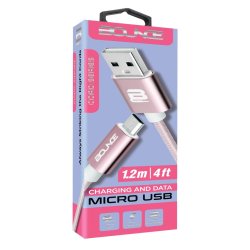 Cord Series Micro USB Cable Braided 1.2METER - Rose Gold