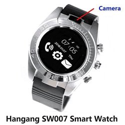 Hangang Touch Screen Clock Phone Smart Watch Bluetooth Sport Smartwatch Men Hands-free Telephone Android Ios Camera Wearable Sim Tf Card Ios Smartwatch