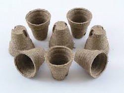 Jiffy Professional Square Peat Pots - 8CM X 8CM - Pack Of 10 Pots