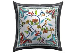 Hoopoe Birds Velvet Cushion Cover