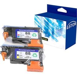 Eston 2 Pack 88 Printhead Replacement For 88 Print Head C9381A C9382A For Office Jet Pro K5400 K5400DTN K5400DN K5400TN