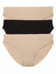 Miraclesuit Shapewear Tc Intimates By Miraclesuit Microfiber Hipster 3-PACK Nude nude black S Women's 4-6