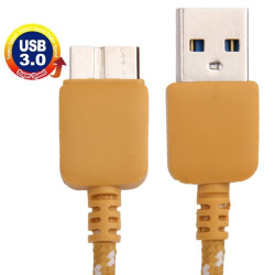 Nylon Netting Style Micro Usb 3.0 To Usb 3.0 Data Transfer Charge Sync Cable For Samsung Galaxy...