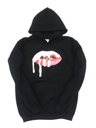 Kylie Jenner Melting Lips Cosmetics Official Merch Hoodie Pullover