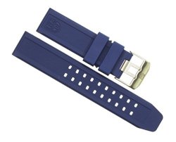 Luminox 23MM Rubber Strap Evo Watch Band 3050 3950 Colormark Navy Seal Navy Blue