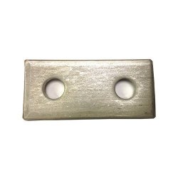 M12 Two Hole Fixing Plate For Channels T304 Stainless Steel As Unistrut Oglaend Pack Size : 1