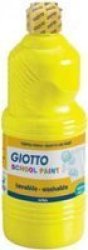 Giotto School Paint 1000ml in Primary Yellow