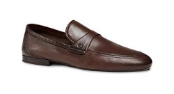 Gucci Men's Unlined Nappa Leather Slip-on Loafer Brown Cocoa 368468 Us 8.5 uk 7.5