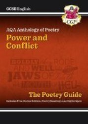New Gcse English Aqa Poetry Guide - Power & Conflict Anthology Inc. Online Edition Audio & Quizzes Mixed Media Product