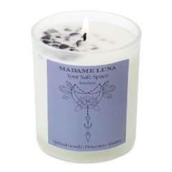 Madame Lune Crystal Candle Amethyst