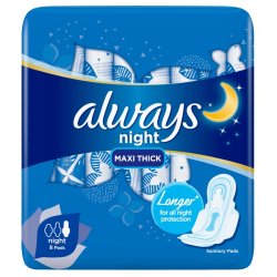 Always Pads Maxi Night 8 Pack