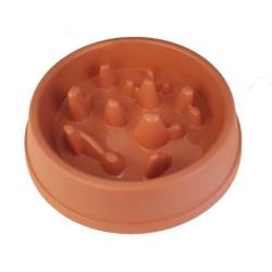 Pet Slow Feeder Bowl - Assorted Earthy Colours - Coral Pink