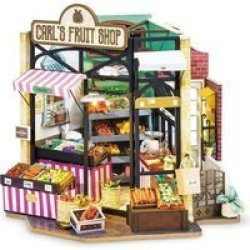 Diy Wooden Model House Kit - Carl& 39 S Fruit Shop