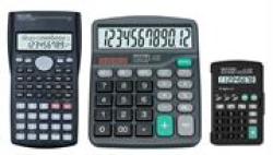 Sentry Triple Pack Home And Office Calculators - 12 Digit Desk Top Calculator 8 Digit Pocket Calculator Scientific Calculator With 240 Programmed Functions Multi-coloured