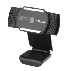 Astrum WM200 2K Quad HD USB Webcam With MIC And Tripod - Black