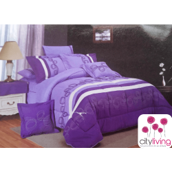 9 Piece Luxerious Comforter Sets - King Size