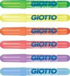 Turbo Giant Fluo 6 Fibre-tip Pens