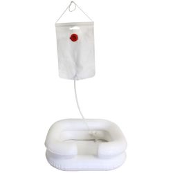 Inflatable Hair Wash Basin With Water Bag