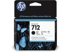 HP 712 80ML Black Designjet Ink Cartridge For T200 And T600 Series