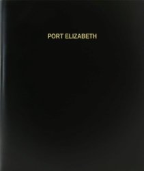 Bookfactory Port Elizabeth Log Book Journal Logbook - 120 Page 8.5"X11" Black Hardbound XLOG-120-7CS-A-L-BLACK Port Elizabeth Log Book
