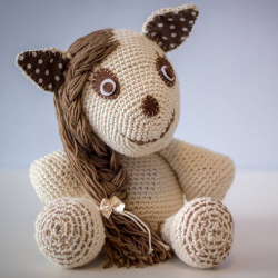 Handmade Crochet Pony