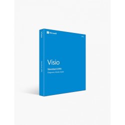 Visio Standard 2016 32-BIT X64 English Software DVD D86-05536
