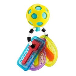 Sassy Drive And Drool Keys With Rattle Key Chain