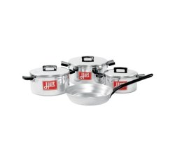 6-PIECE Aluminium Cookware Set Plus Free Frying Pan