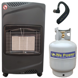 Heater Gas Heater With 9KG Cylinder An Free Bluetooth Headphone