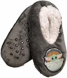 Star Wars Baby Yoda In Pod Boys Fuzzy Babba Slippers Medium large