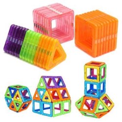Magnetic 32PCS Blocks Magnet Tiles Kit Building Play Toy Boys Girls Kids Gift