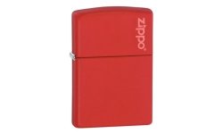 Zippo Wind-proof - Genuine - Red Matte - Includes 6 Spare Flints And 1 Spare Wick