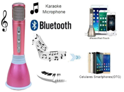 MINI Handheld Wireless Bluetooth Karaoke Player Microphone Speaker Ktv MIC