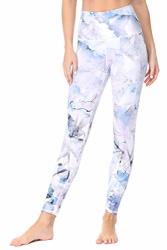 Evcr High Waisted Leggings For Women - 7 8 Length Athletic Tummy Control  Yoga Pants For Workout Diamond Trans Medium Prices, Shop Deals Online