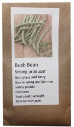 Heirloom Veg Seeds - Bean - Bush Bean