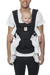 Ergobaby Carrier Omni 360 All Carry Positions Baby Carrier With Cool Air Mesh Onyx Black