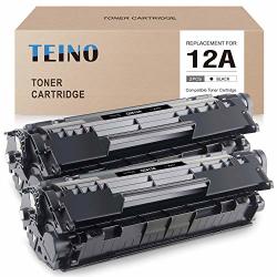 Teino Compatible Toner Cartridge Replacement For Hp 12A Q2612A For Hp Laserjet 1020 1010 1012 1018 1022 3015 3030 3050 3055 3020 1022N 3052 M1005 M1319F Mfp Black 2 Pack