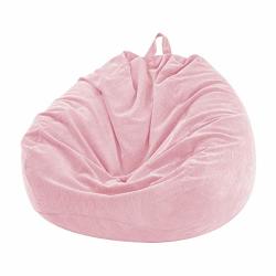 large pink bean bag