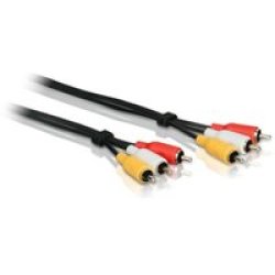 Philips Composite A v Cable SWV2532W 10 SWV2532W 1.5 M Stereo Audio