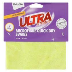 Microfibre Quick Dry Swab 2 Pack