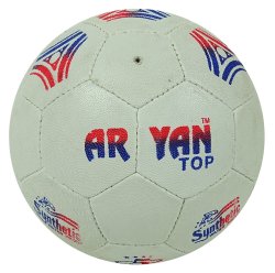 Sun Fly Aryan Top White 2 Ply Soccer Training Ball Football 32 Panel - NO-2 SNF-FB1A-1