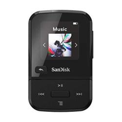 Sandisk 16GB Clip Sport Plus MP3 Player Black - Bluetooth Lcd Screen Fm Radio - SDMX28-016G-G46K