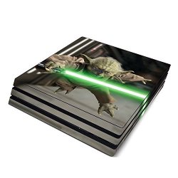 Decorative Video Game Skin Decal Cover Sticker For Sony Playstation 4 Pro Console PS4 Pro - Star Wars Master Yoda