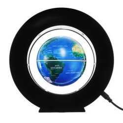 Magnetic Levitation Floating Earth Globe Map With Base LED Light Christmas Gift