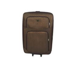 Smte-trolley 1 Piece Travel Spinner Suitcase -fabric -brown 78 Cm