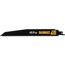 Dewalt DWA4169 9-INCH 6TPI 2X Reciprocating Saw Blade 5-PACK