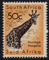 South Africa - 1961 Decimal Currency Definitive 50c Mnh Sacc 195