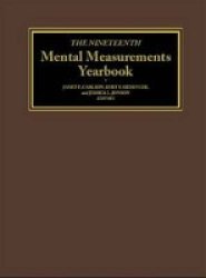 The Nineteenth Mental Measurements Yearbook Hardcover 19
